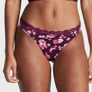 Victoria's Secret Dream Angels Lace Trim Thong Panty